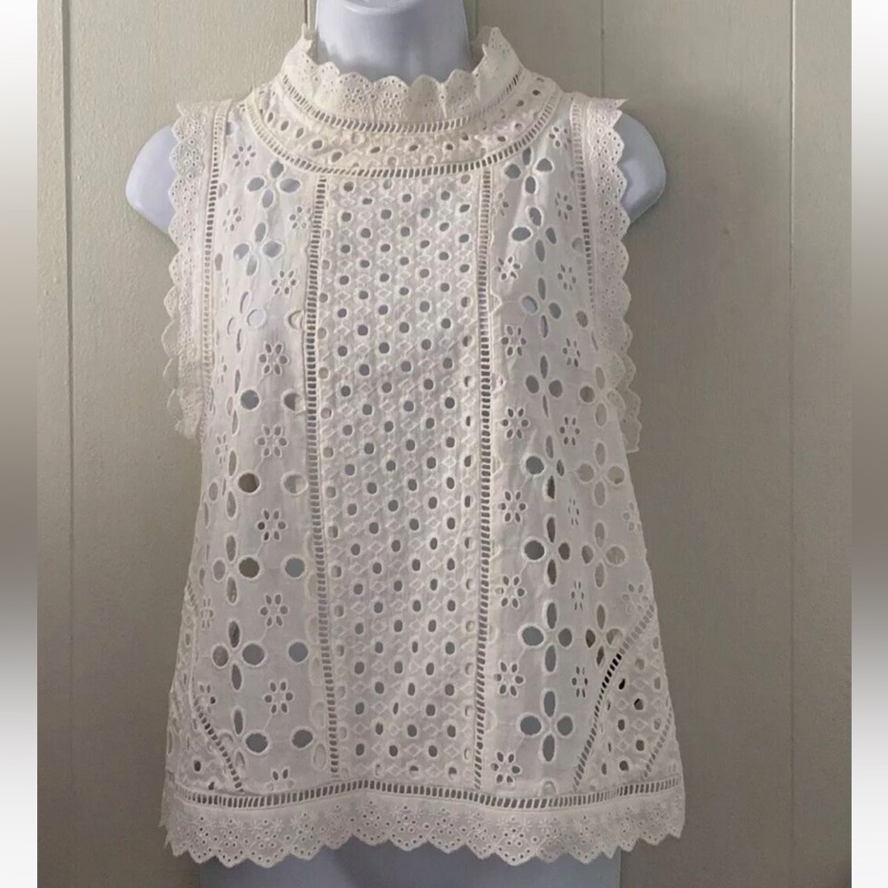 James Coviello Anthropology Knit Button Up Back Top - Size XS
